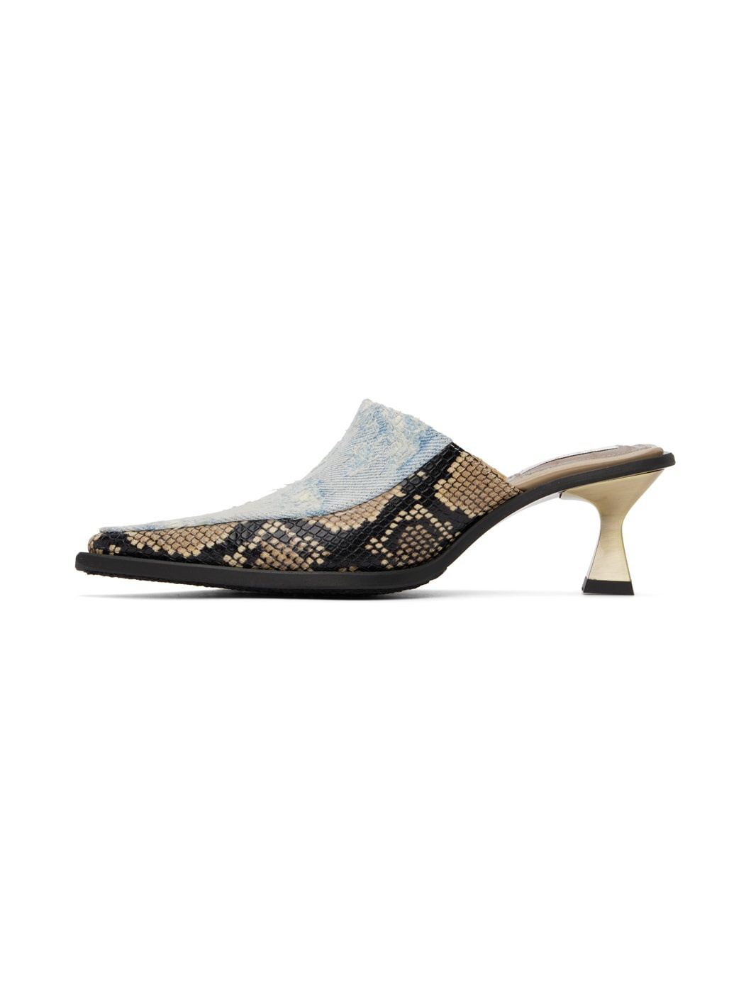 Blue & Brown Nico Heels - 3