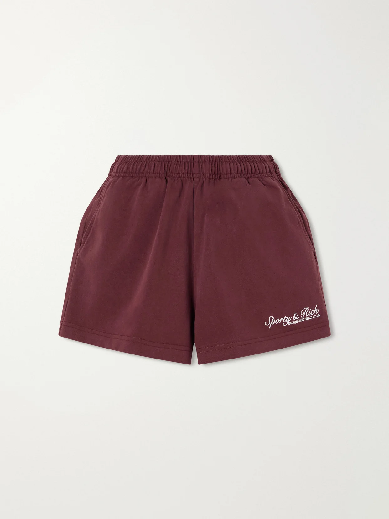 Syracuse Logo-embroidered Cotton-fleece Shorts - 1