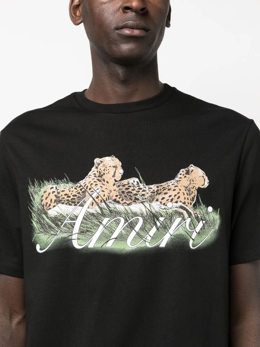 Cheetah Logo Tee Black-Cotton - 5