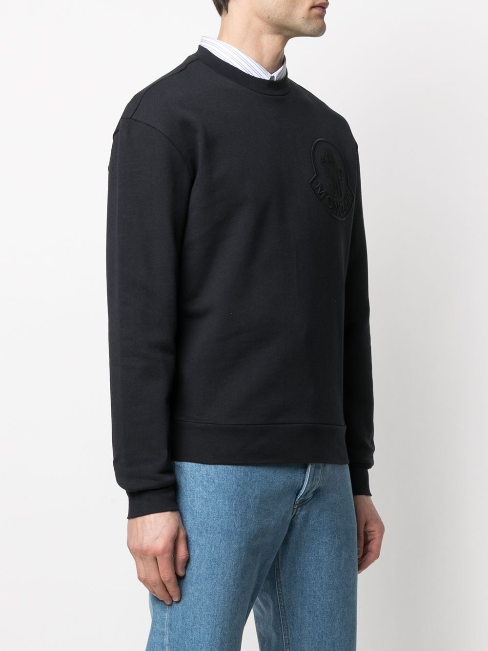 logo embroidered sweatshirt - 3