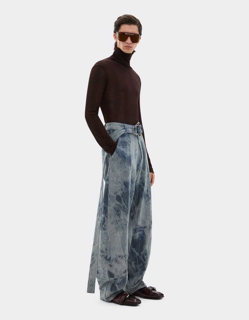 High-neck jersey top 3