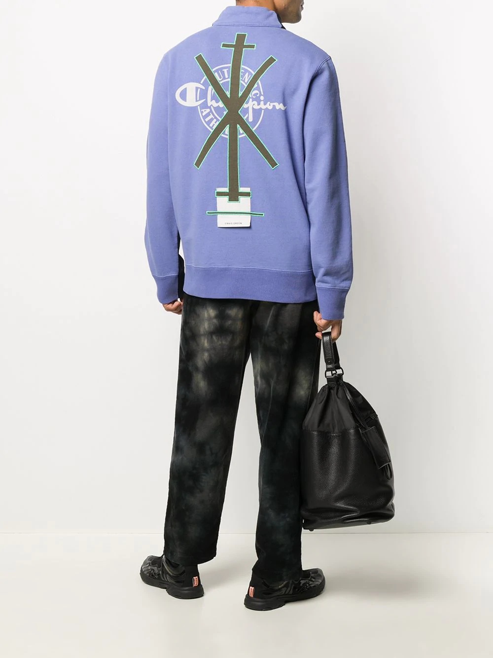 x Champion zip-front jersey sweatshirt - 2