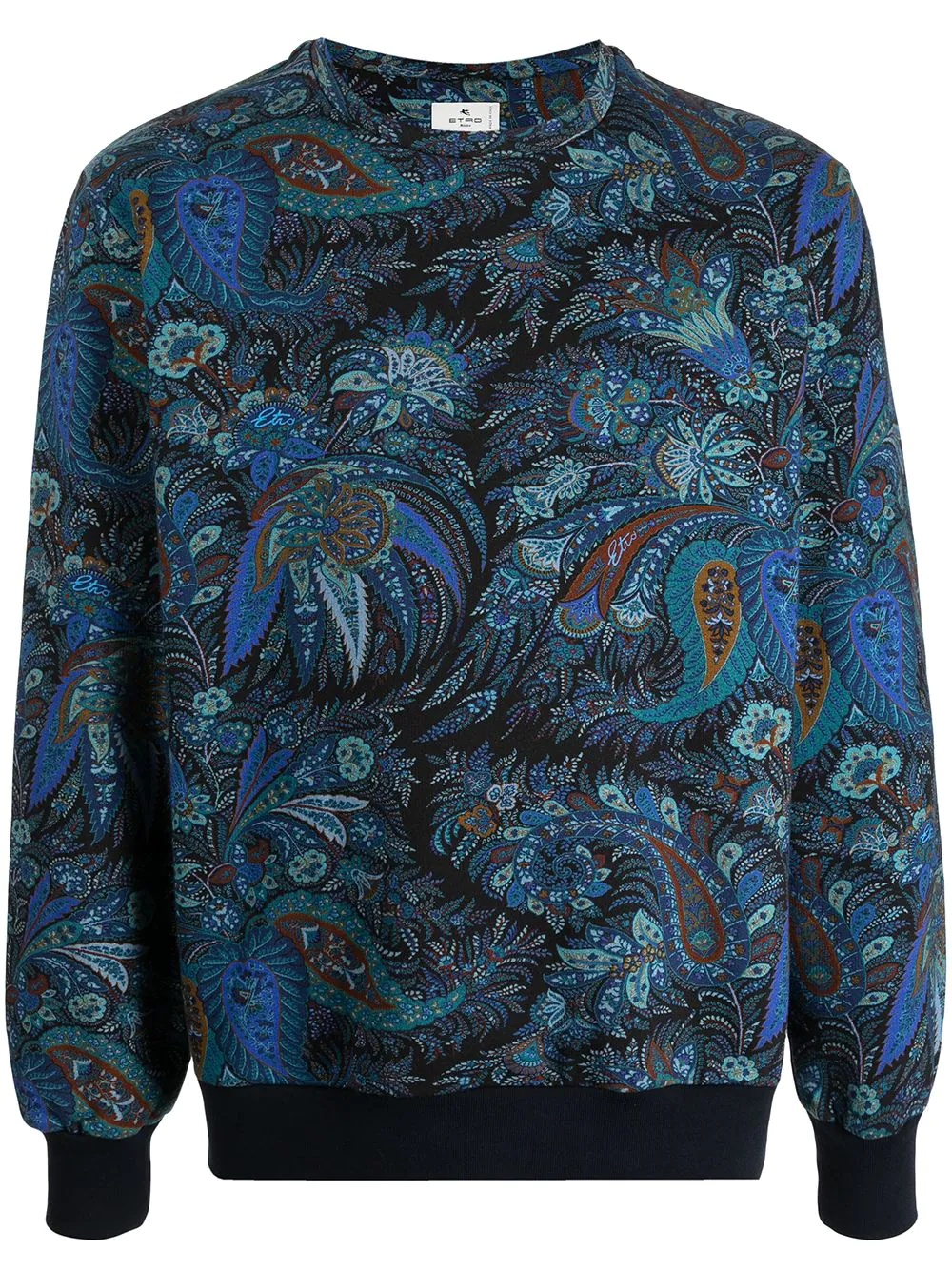 paisley-print sweatshirt - 1