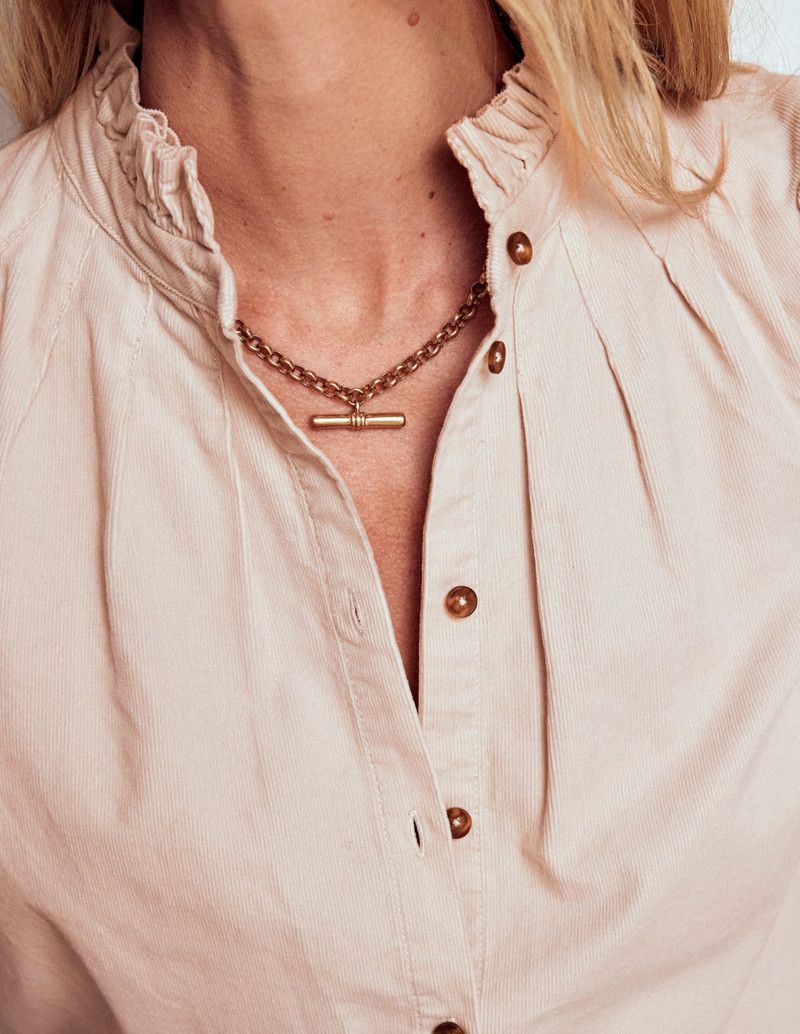 Lorna Cord Top-Almond Milk 3