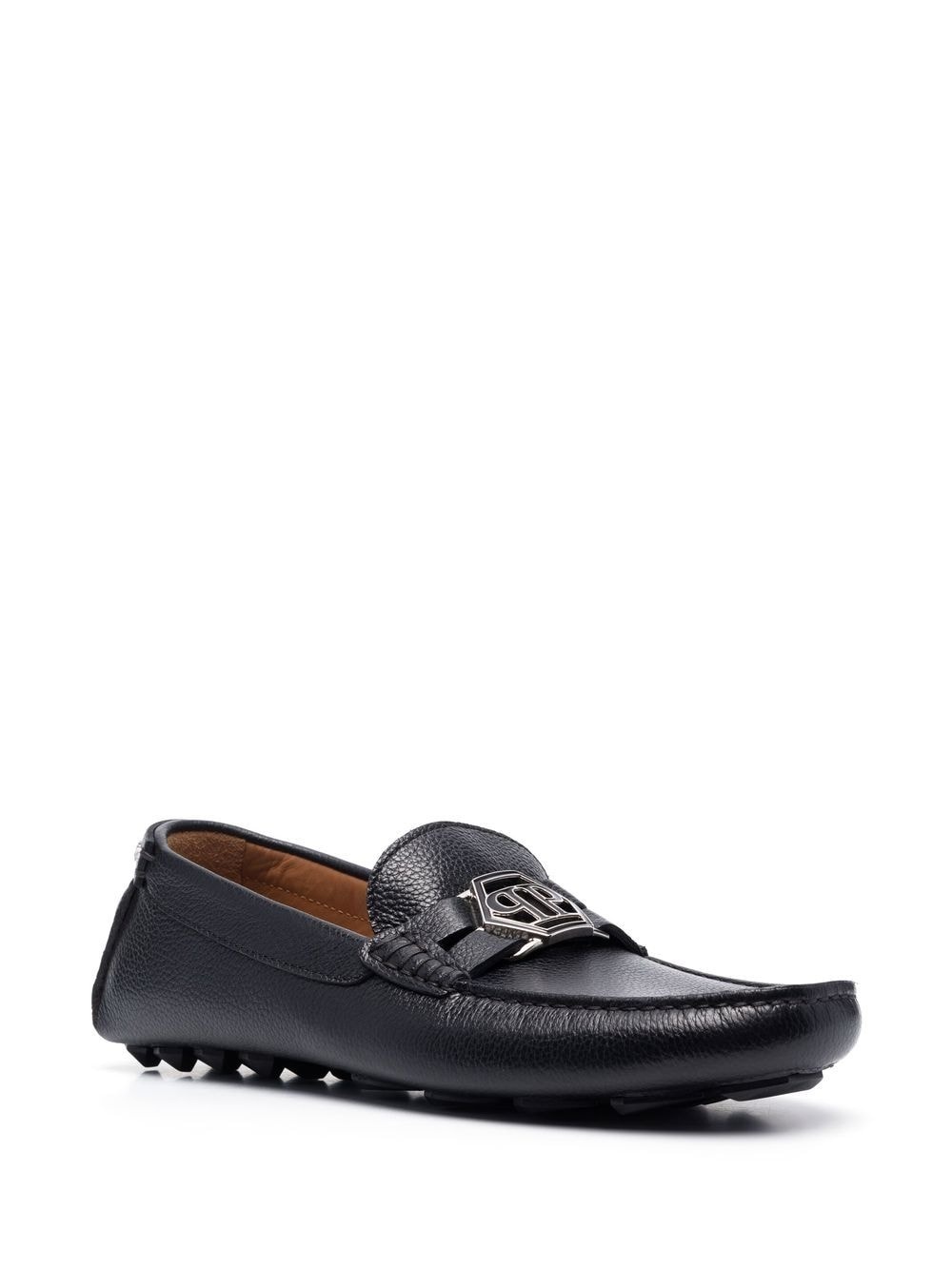 logo moccasin loafers - 2