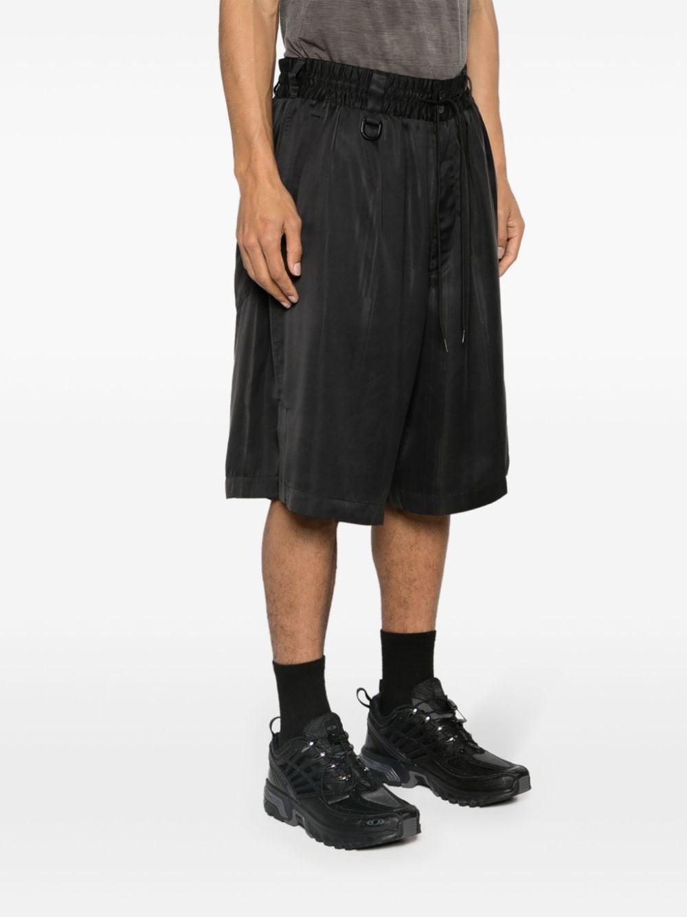 3S drawstring-waist track shorts - 3