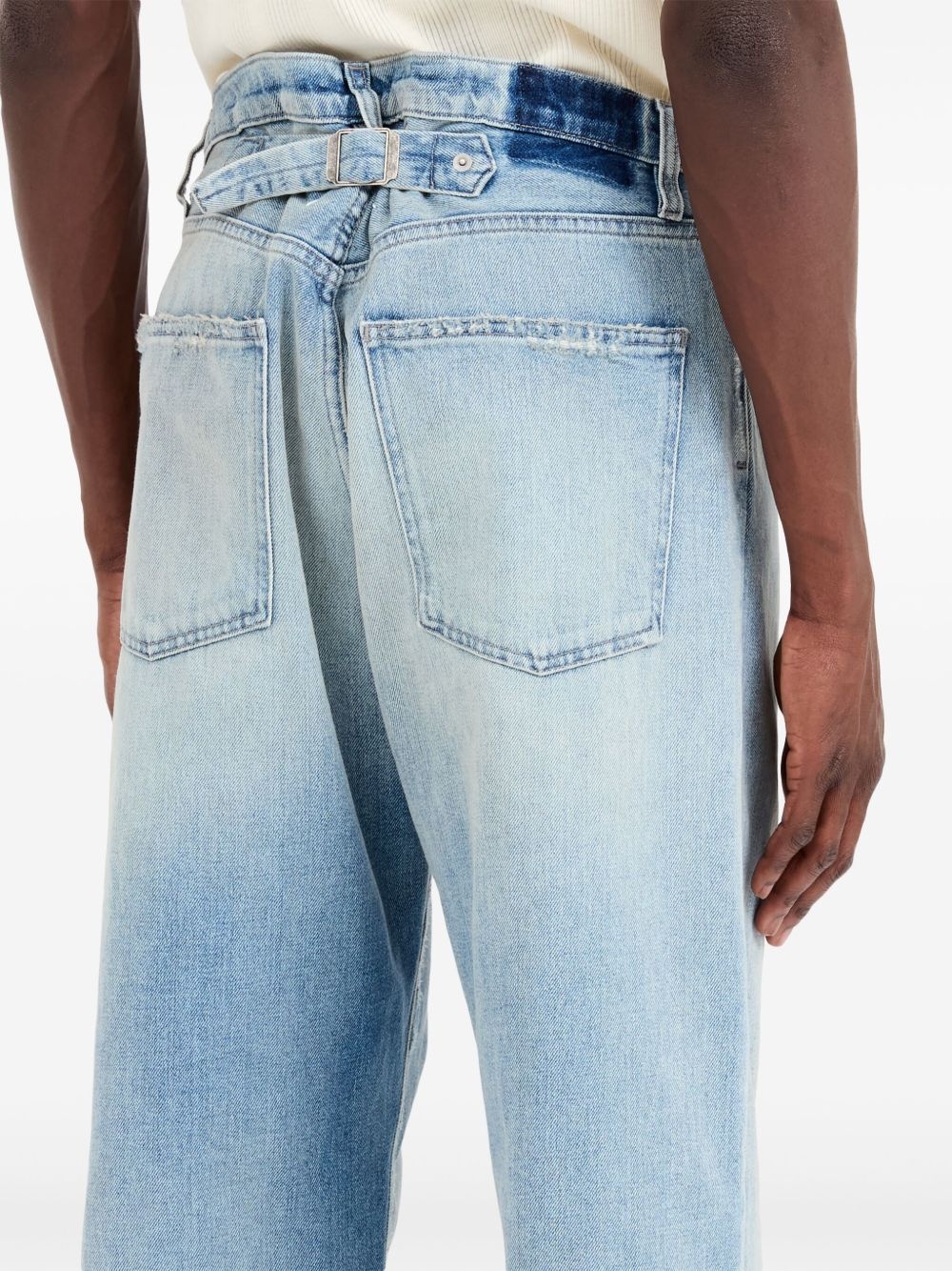 five-pocket straight-leg jeans - 7