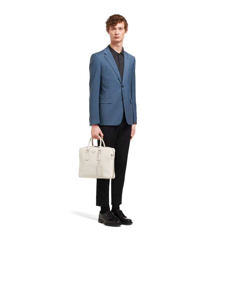 Saffiano Leather Work Bag 7