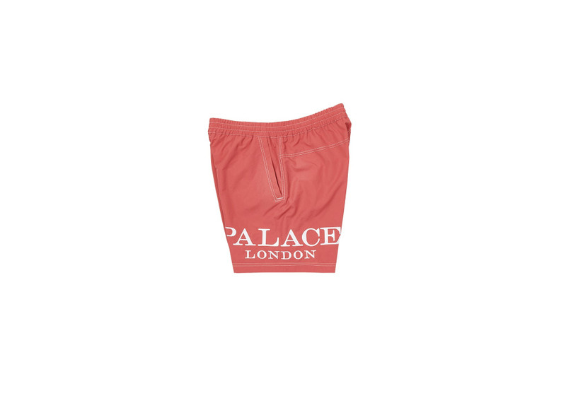 PALACE PALACE LONDON SWIM SHORTS RED outlook