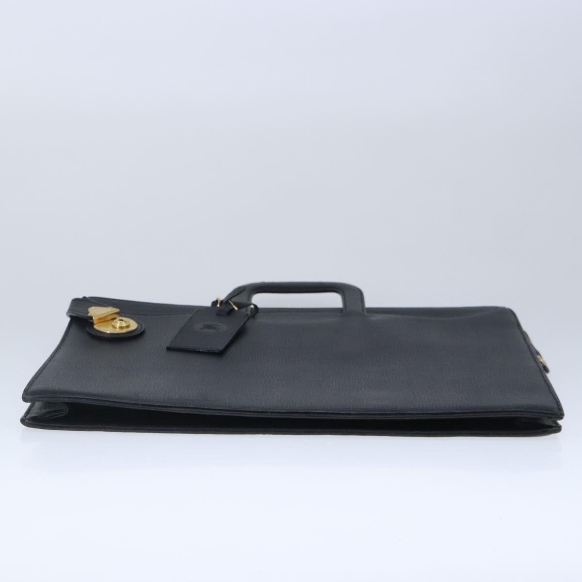 Burberry Business Bag Leather Black Gold - 9