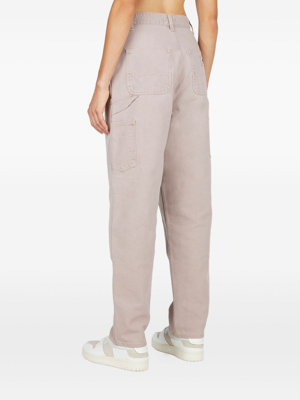 patch-pockets cargo trousers - 4