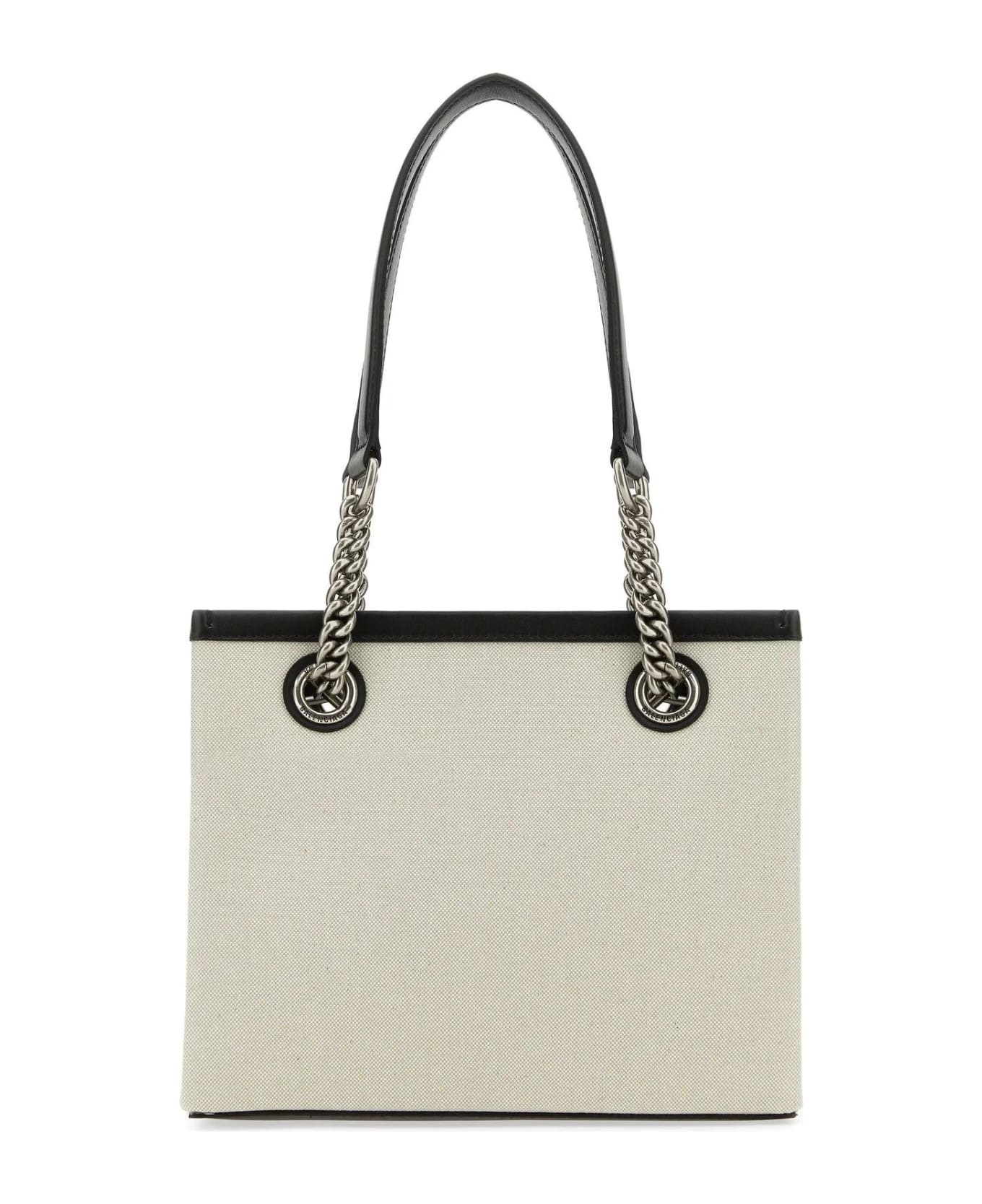Ivory Canvas S Duty Free Shopping Bag - 3