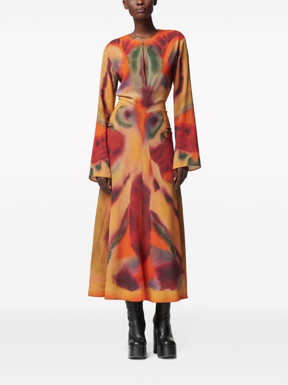 Nikouria graphic-print dress - 2