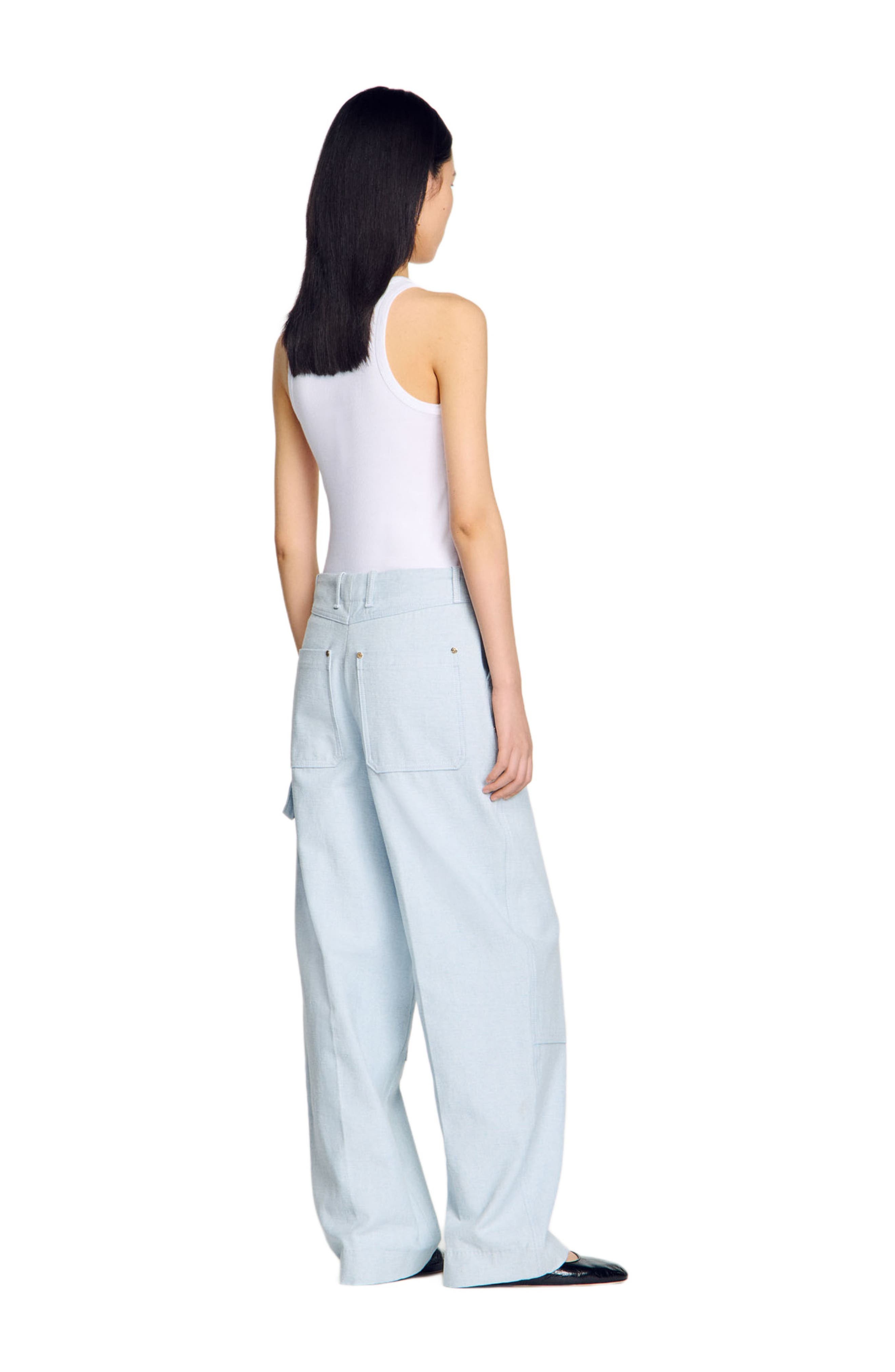 SANDRO Carpenter jeans in Light Blue at Nordstrom - 2