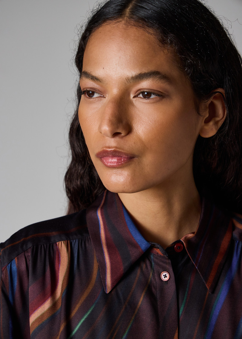 Women's 'Midnight Swirl' Shirt Dress 8