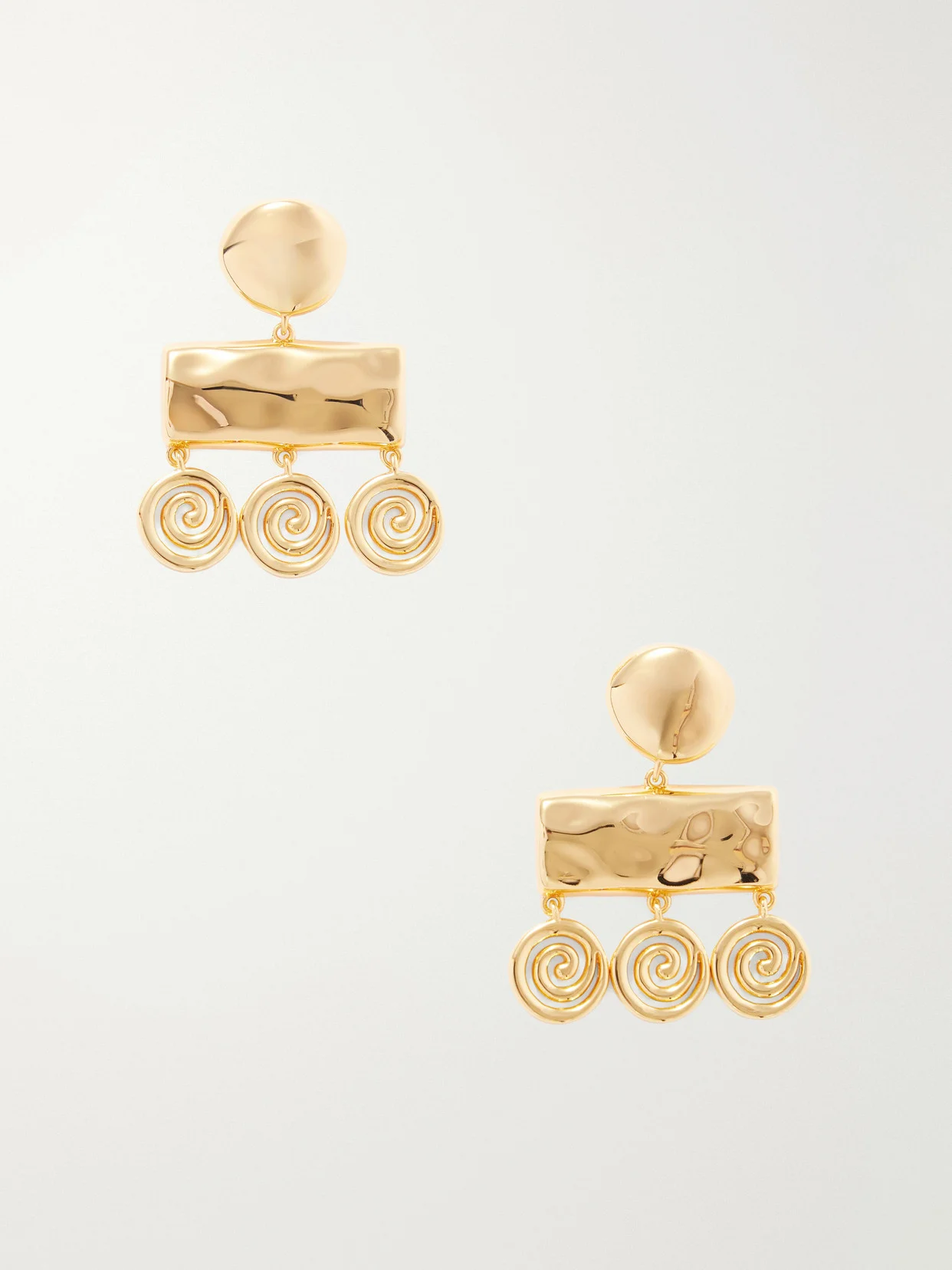 Koru Gold-toned Earrings - 1