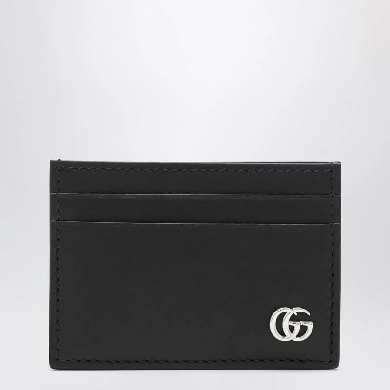 Gucci Card Holder With Money Clip Gg Marmont - 1