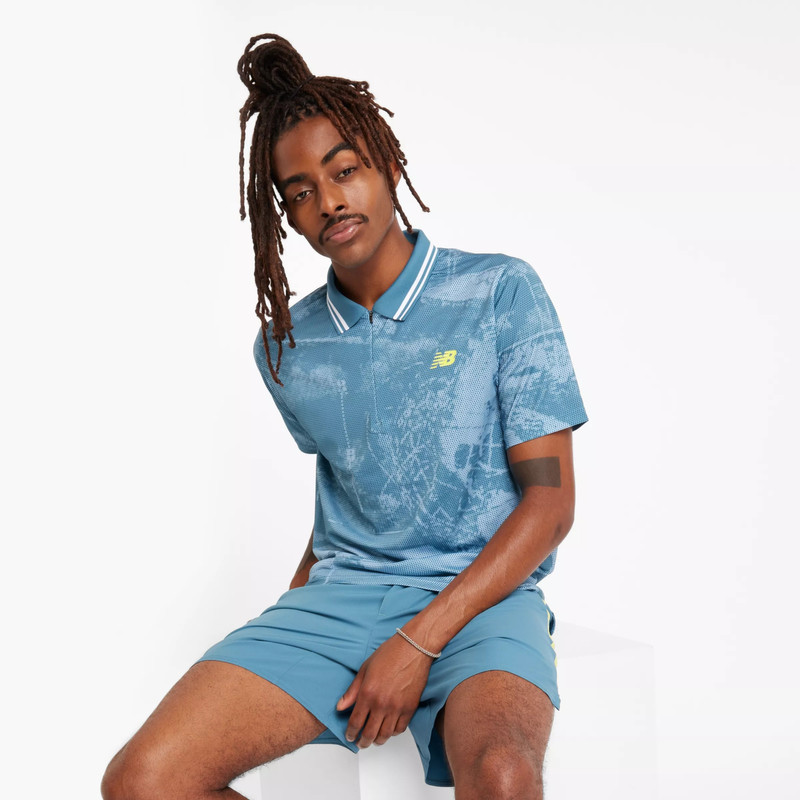 Men's Men's Printed Tournament Polo Shirt 1