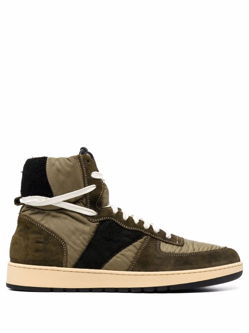 Rhecess panelled high-top sneakers - 1