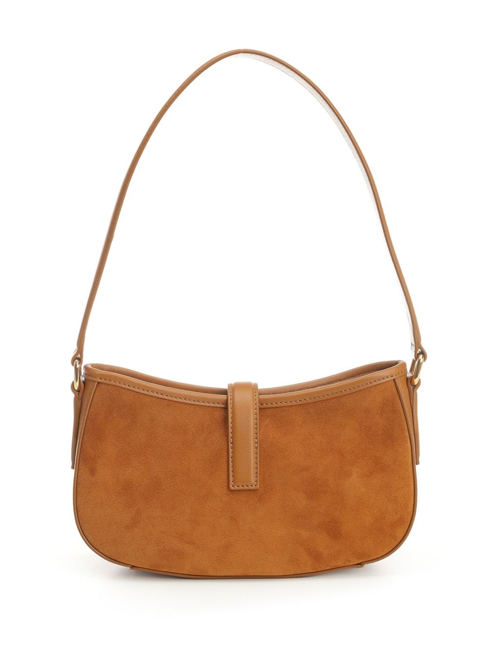 T-Bar Shoulder Mini Suede Bag Shoulder Bags Beige - 3