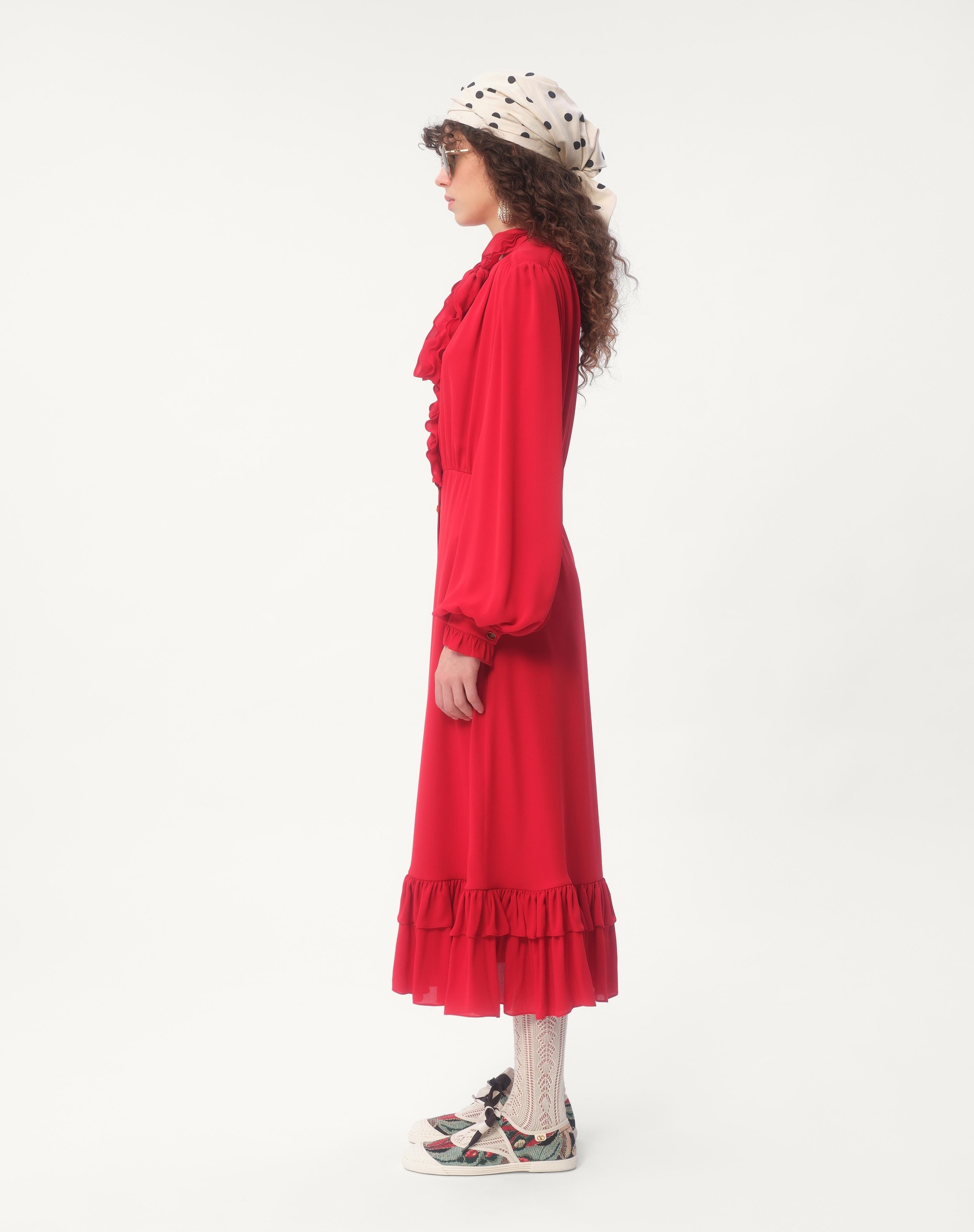 GEORGETTE MIDI DRESS - 8