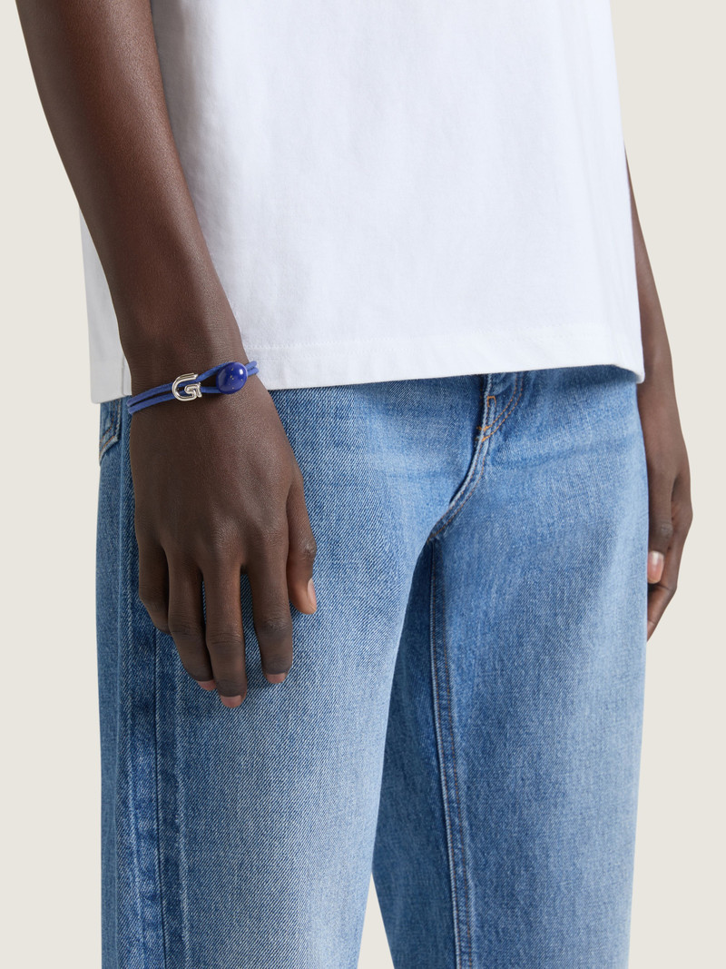 Givenchy LUCKY CHARMS BRACELET IN METAL, ENAMEL AND CORD outlook
