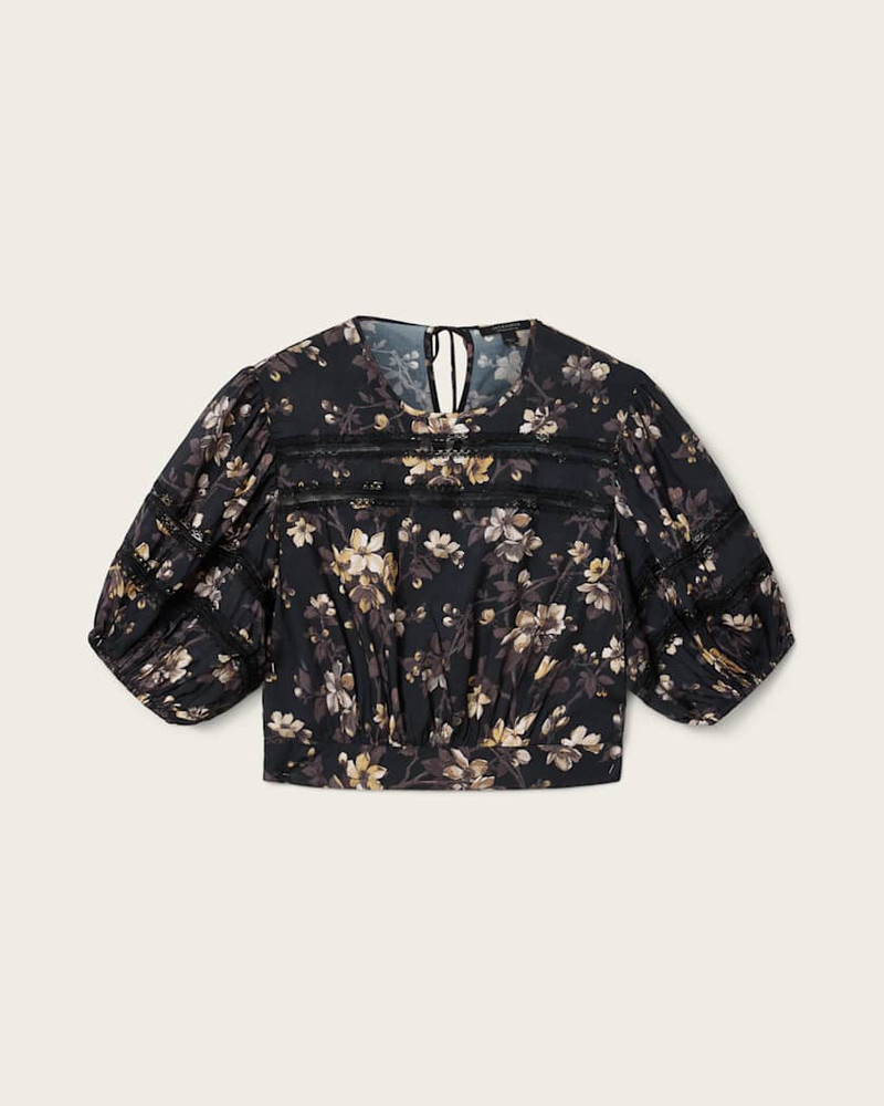 PEONY LACE TRIM CROPPED TOP 1