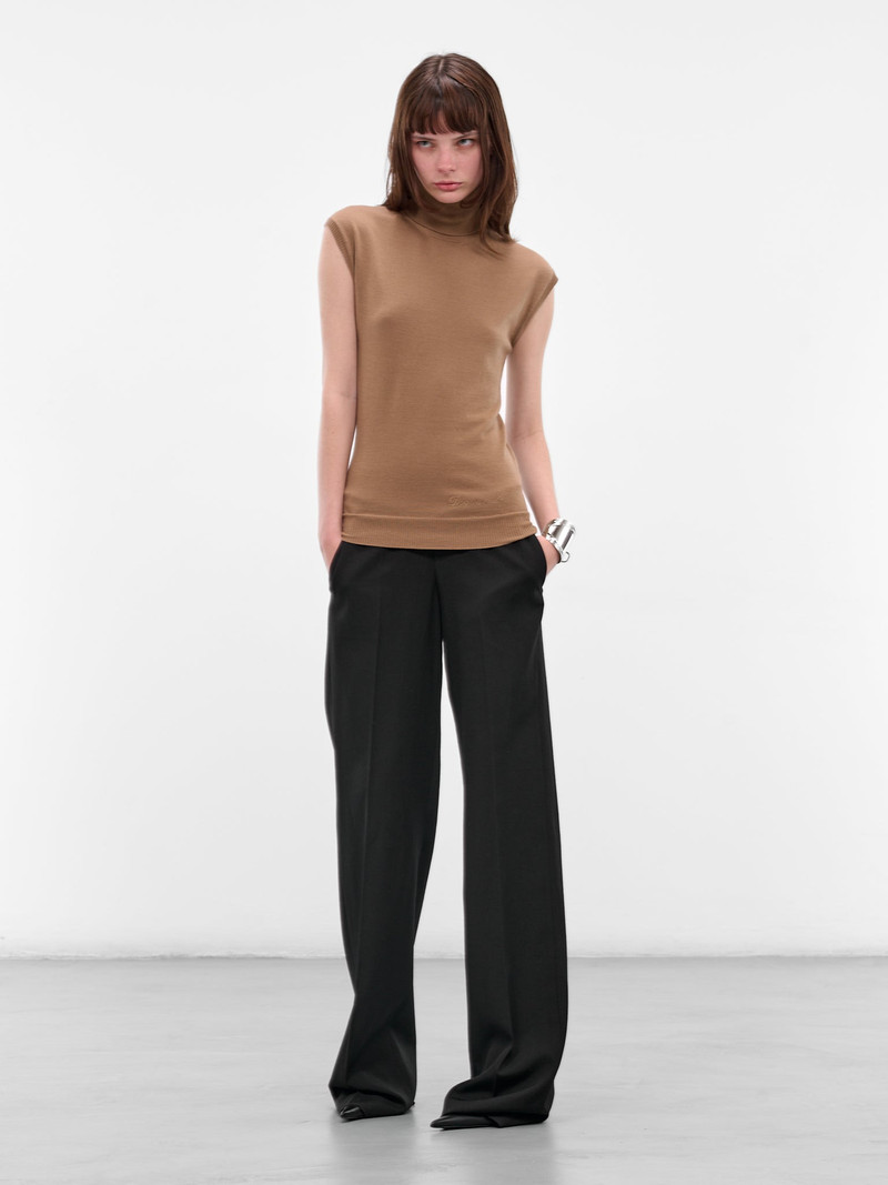 DSQUARED2 Brown Wool Knit Turtleneck Top outlook
