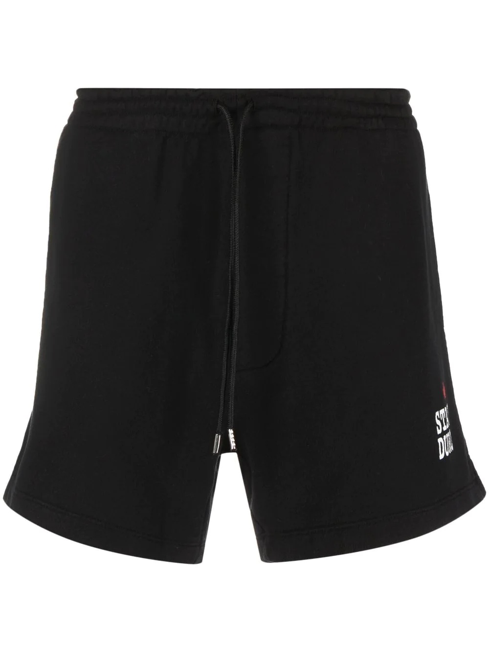 logo-print track shorts - 1