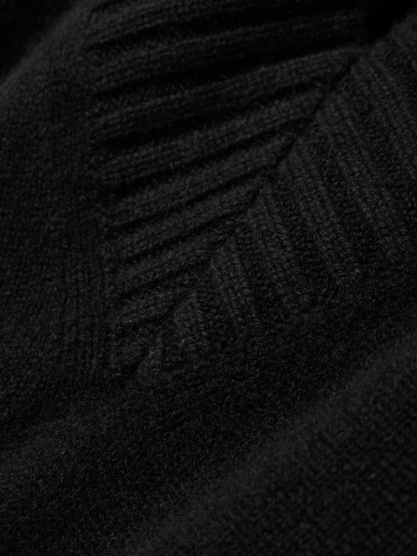 Sage cashmere sweater Black - 4