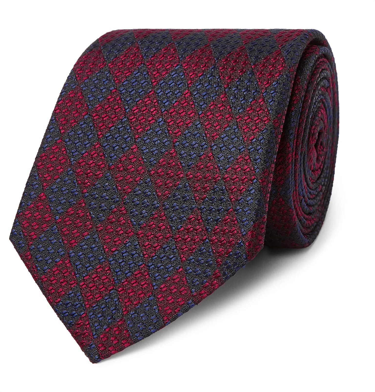 7cm Silk-Jacquard Tie - 1