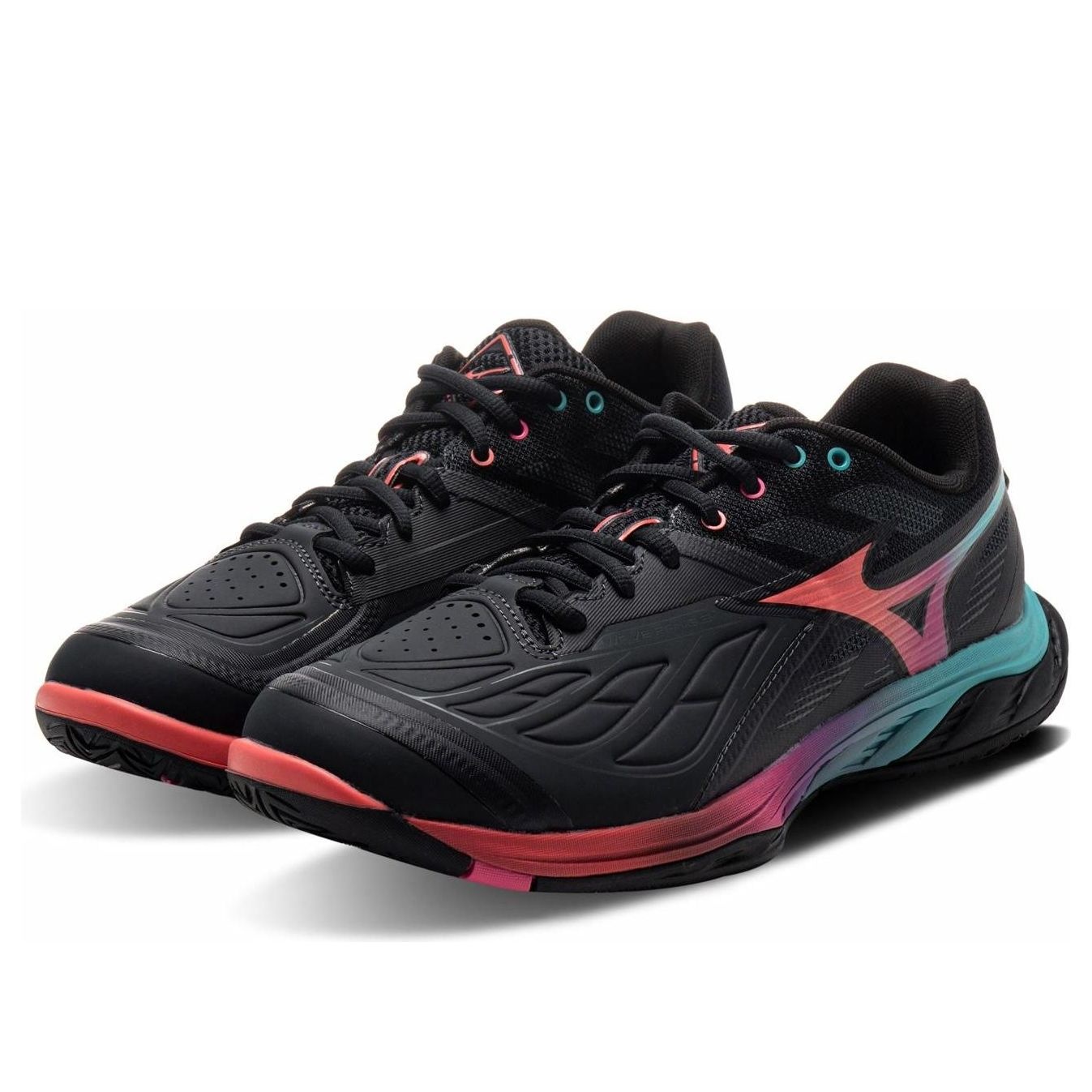 Mizuno Wave Fang 2 'Black Pink Blue' 71GA231337 - 3
