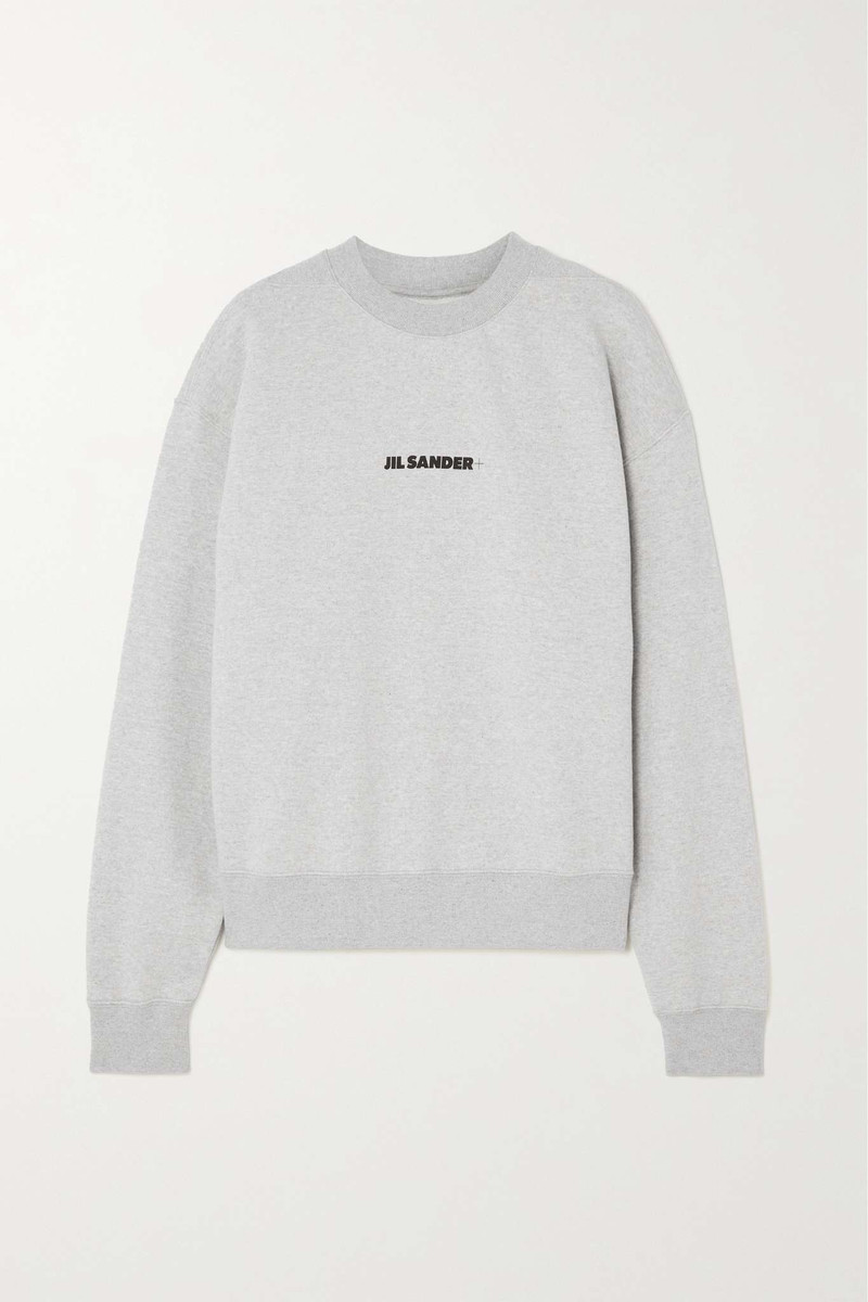 Printed cotton-jersey sweatshirt 1