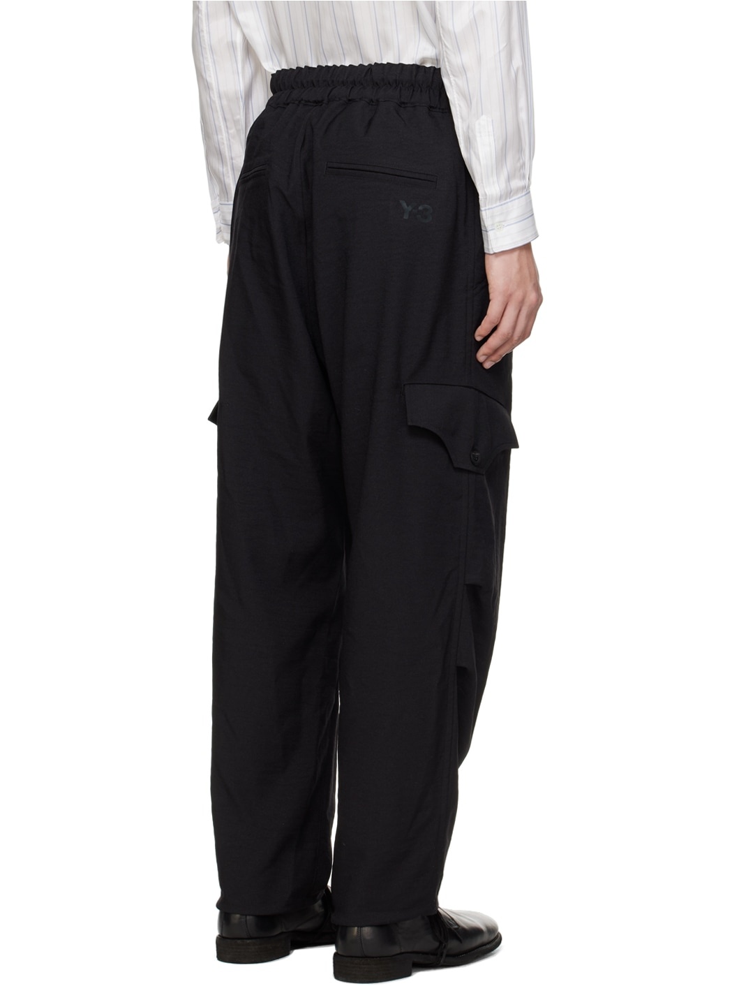 Black SP Uni Str Cargo Pants - 3