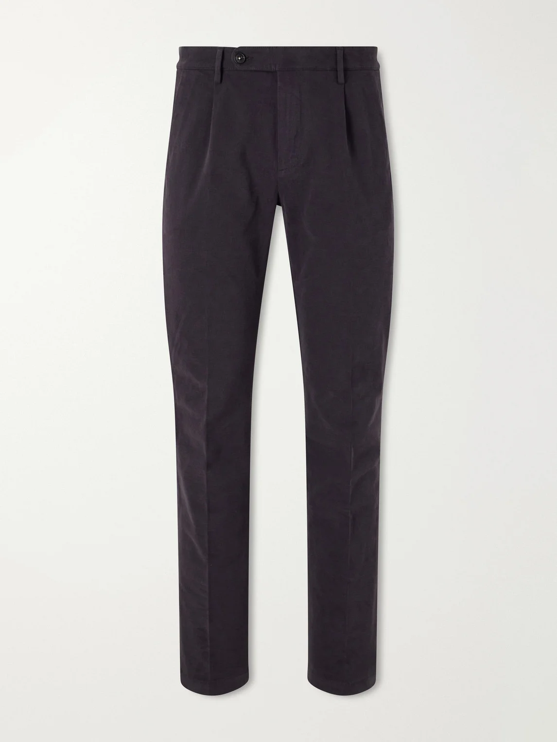 Ionio2 Straight-Leg Cotton-Blend Trousers - 1