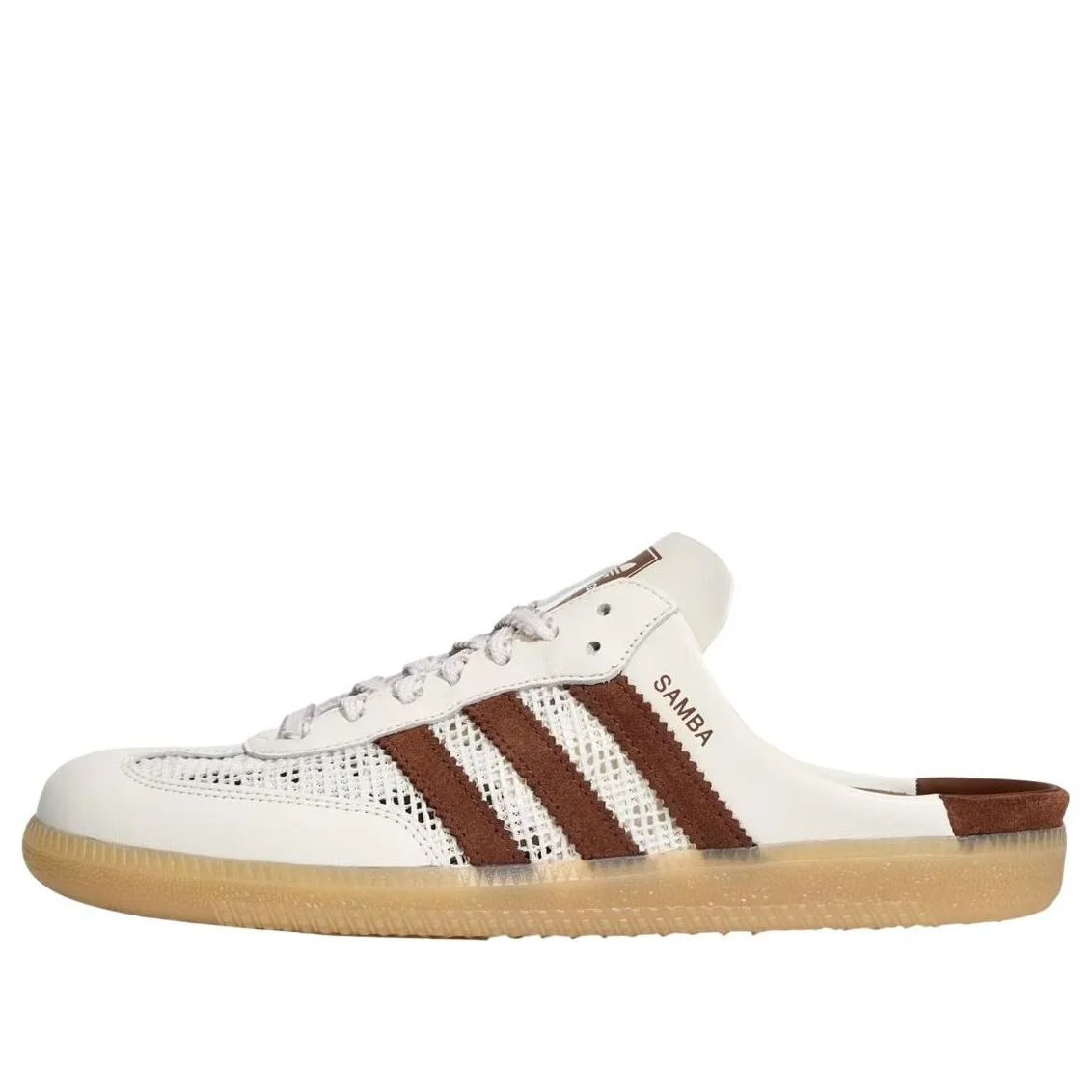 (WMNS) adidas Samba OG Mules 'Off White Preloved Brown' HP5050 - 1