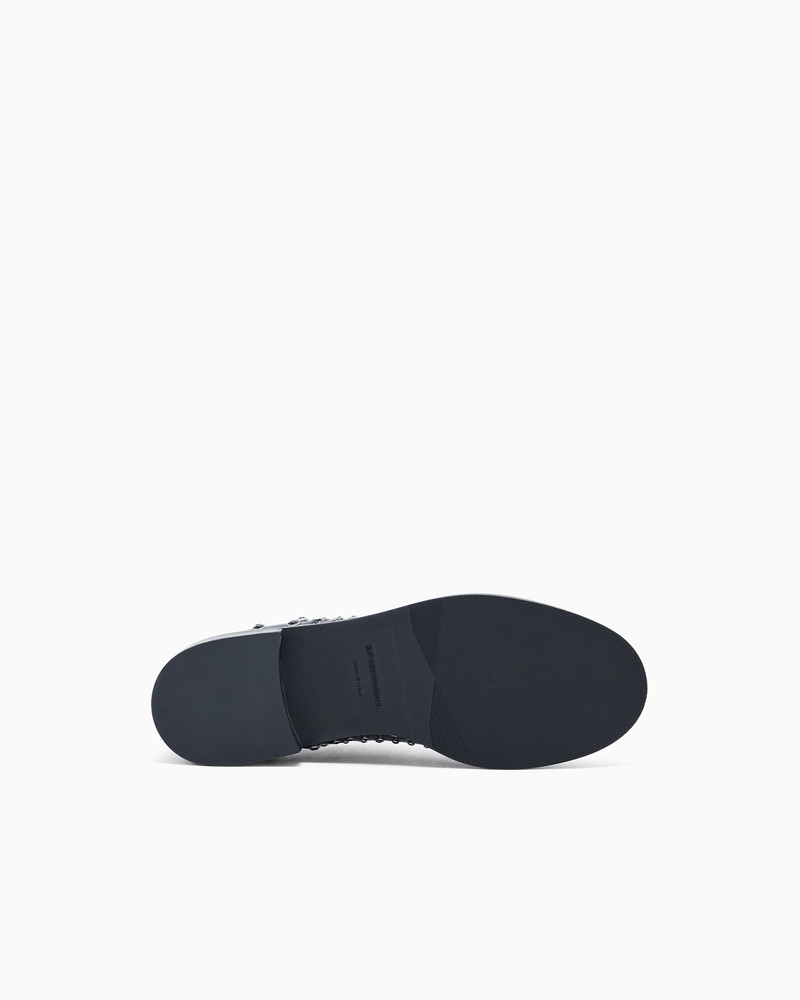 LEATHER BROGUES WITH STUDS 6