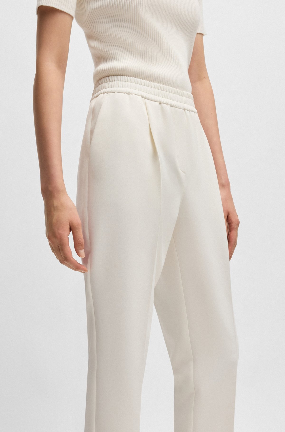 FORMAL TROUSERS IN STRETCH FABRIC - 5