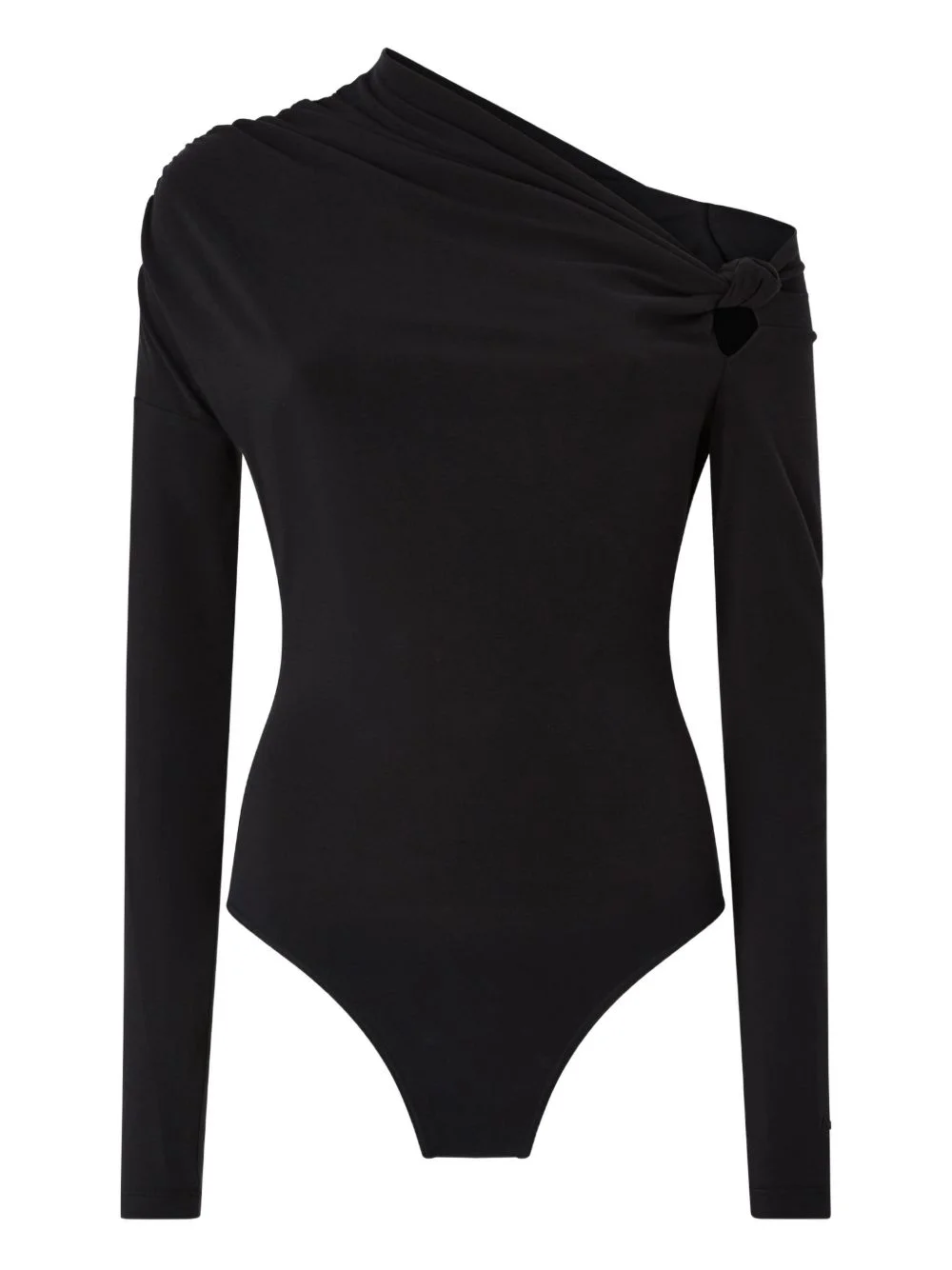 one-shoulder knotted body - 1