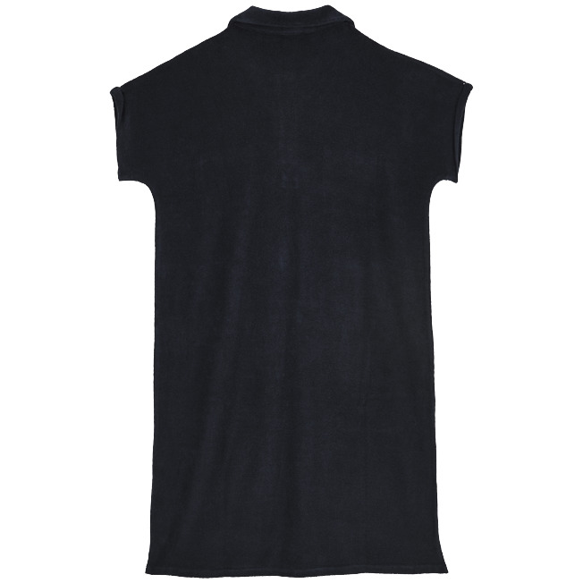 Women Terry Polo Dress Solid - 2