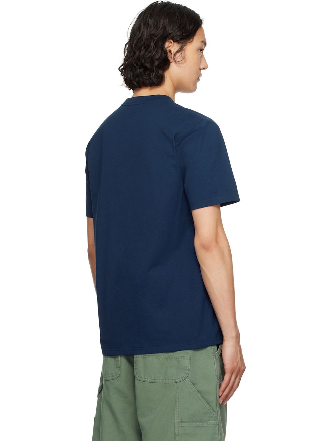 Navy Midweight University T-shirt - 3
