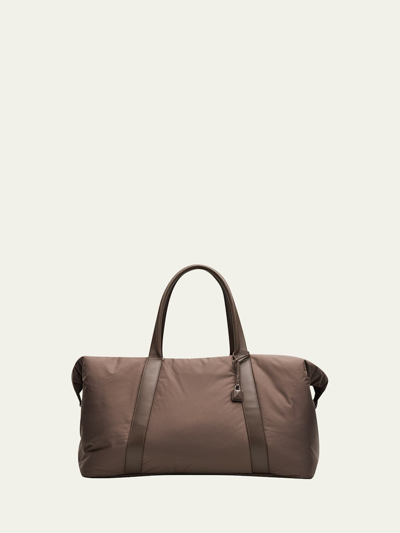 Men's Wind Nylon Leather-Trim Duffel Bag with Pouches 1