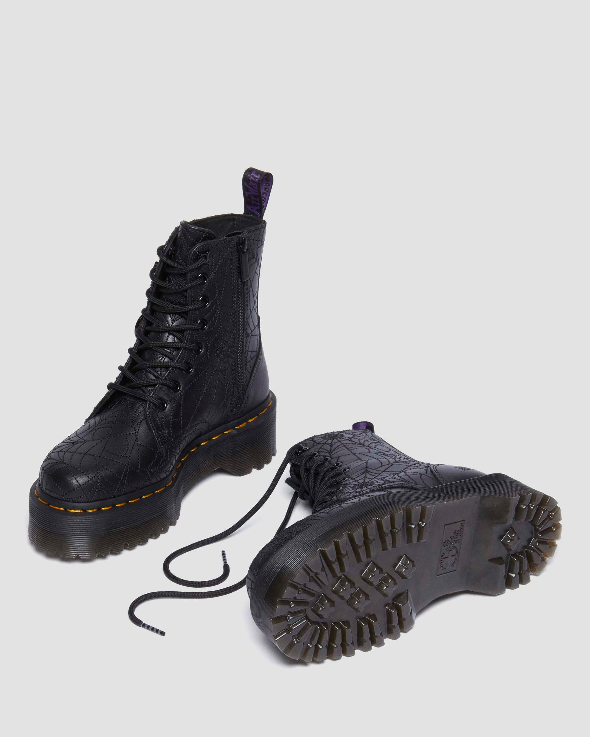 Jadon Wednesday Leather Platform Boots - 3