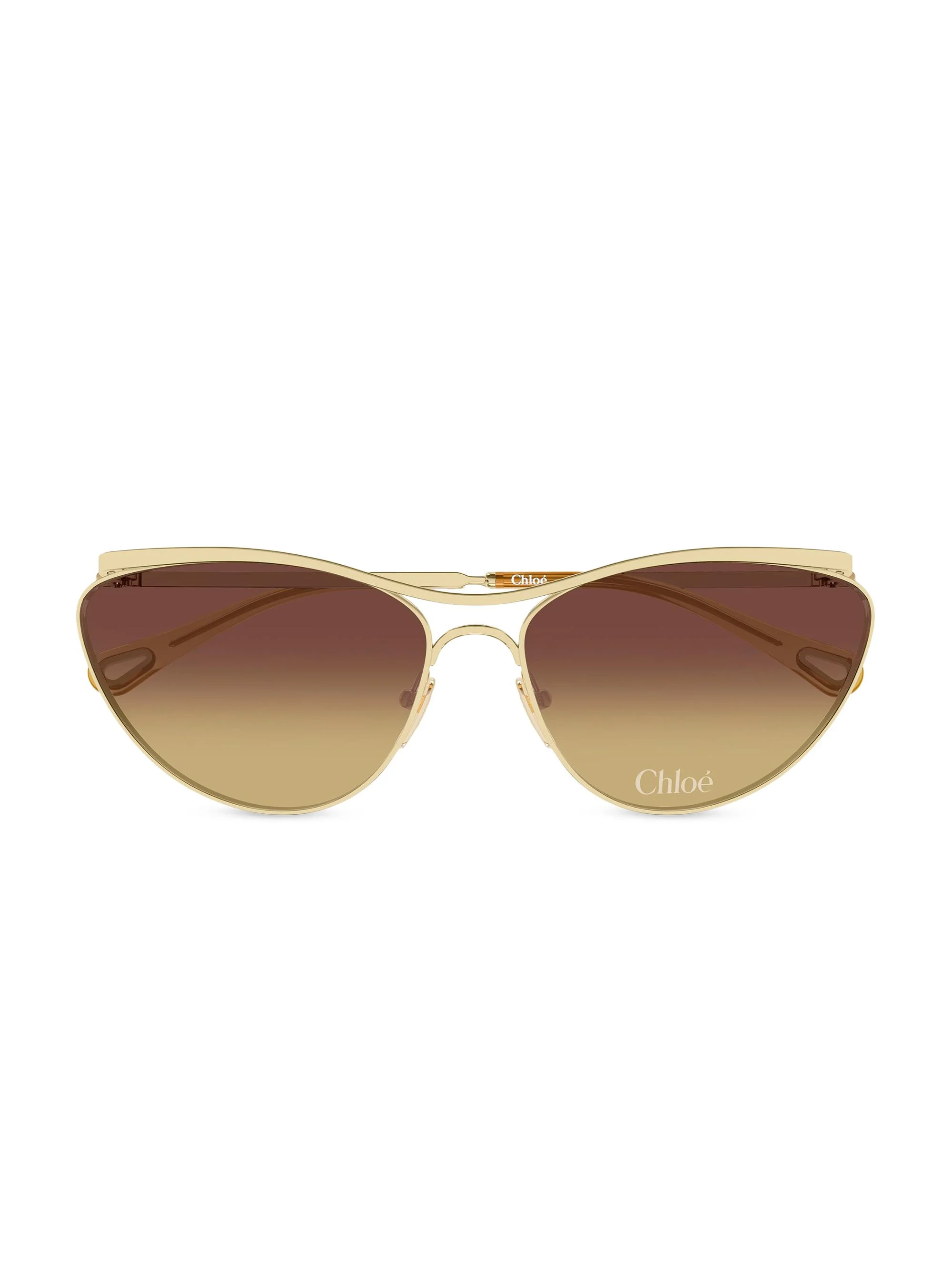 Women's Uma 62MM Cat-Eye Sunglasses - Gold Brown Gradient - 1