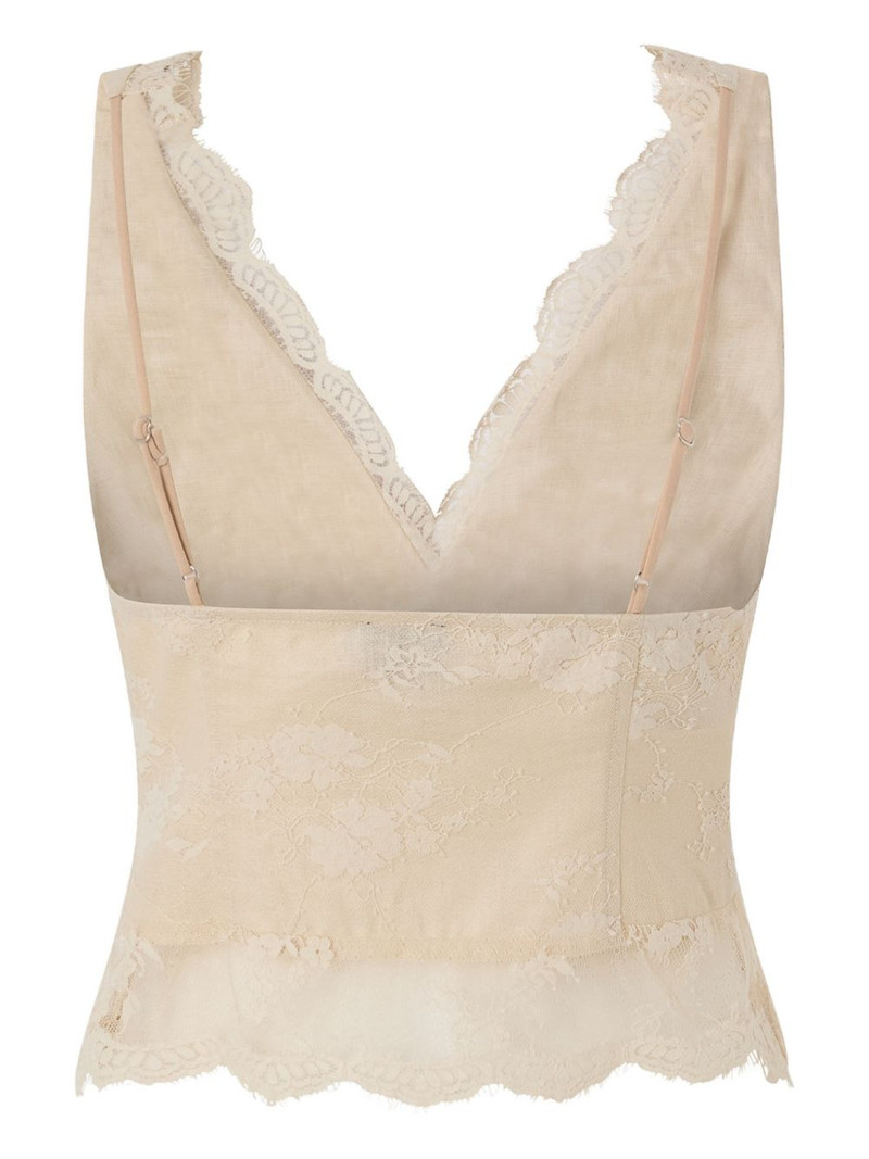 PINKO lace V-neck top outlook