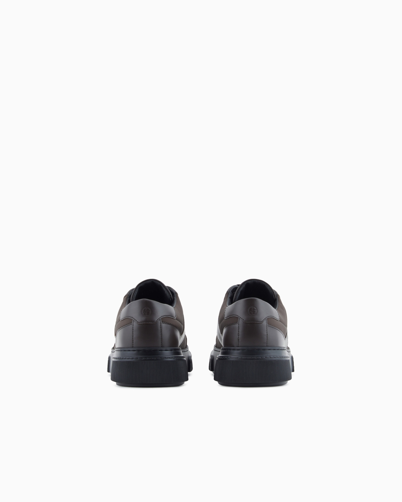 LEATHER AND FABRIC SNEAKERS - 4