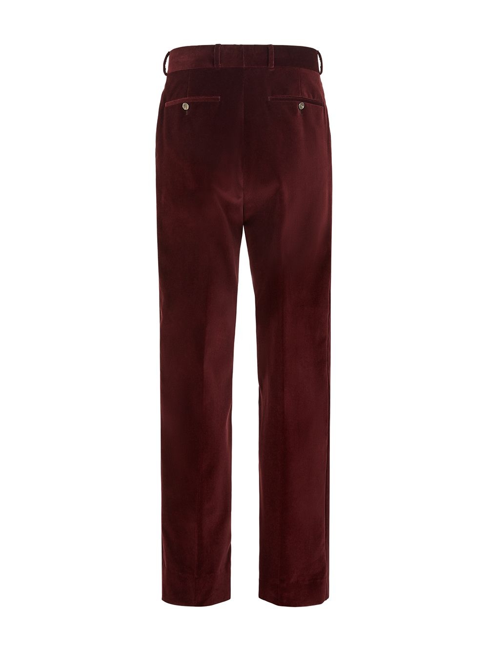 velvet straight-leg chinos - 2