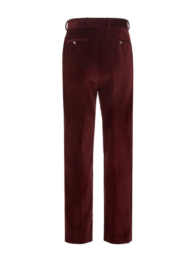 FENDI velvet straight-leg chinos outlook