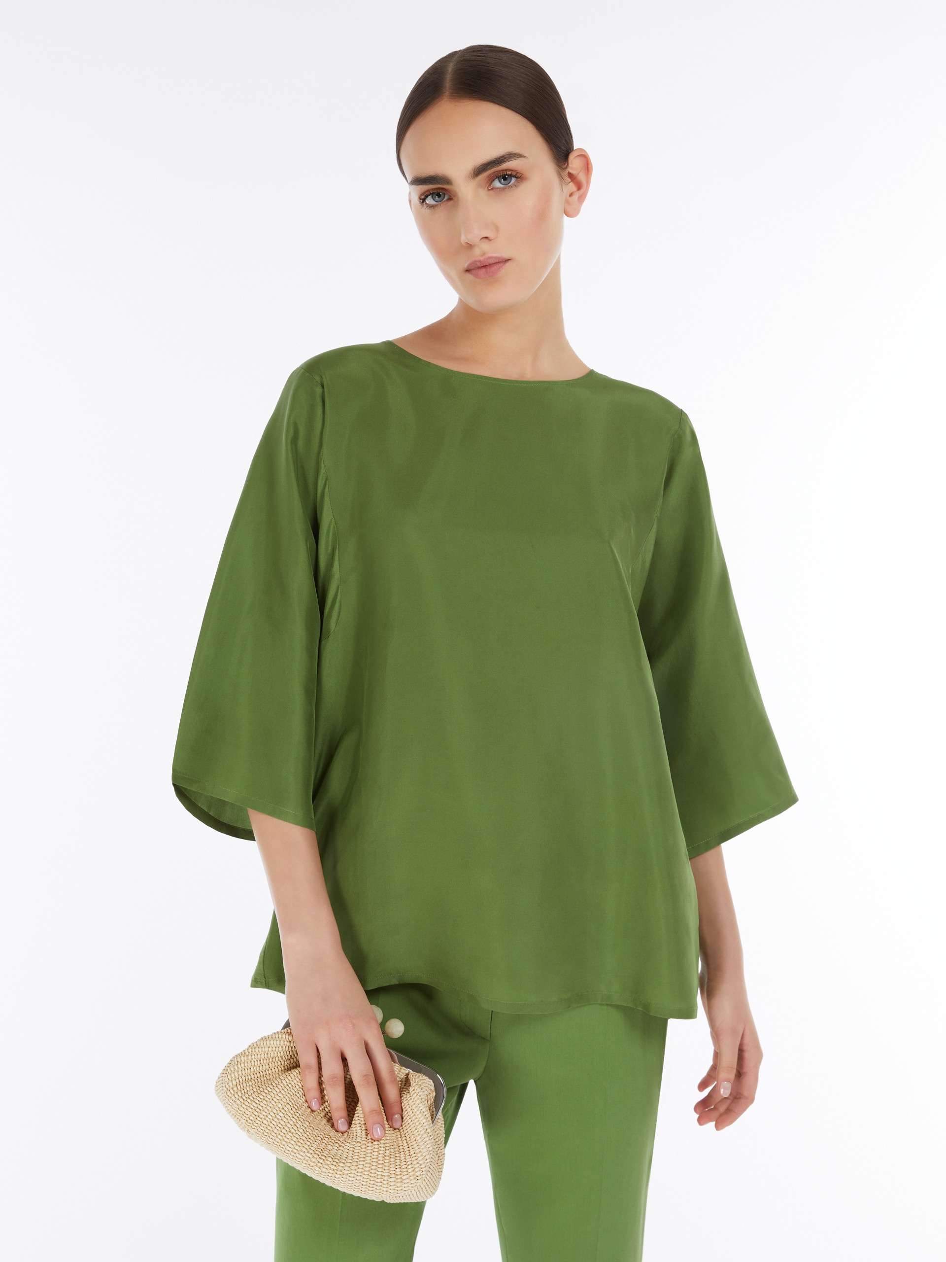 PRIMO Silk and jersey blouse - 5