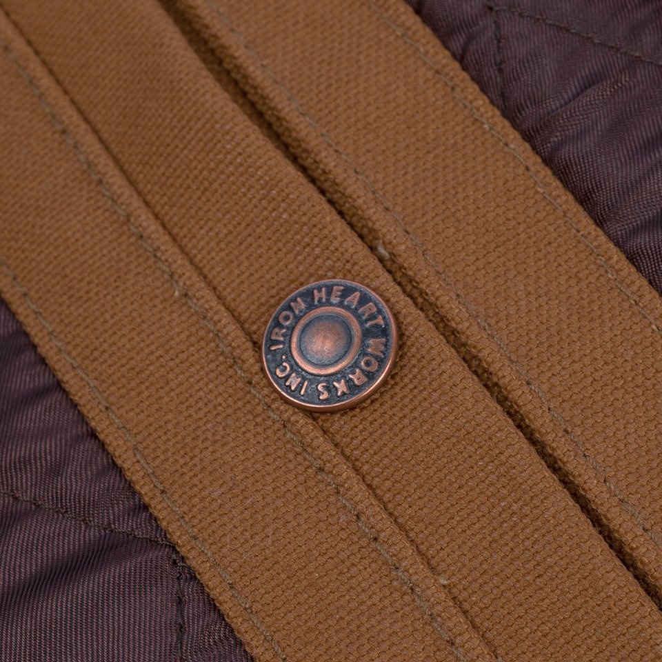 IHM-44-BRN 17oz Duck Type L-2B Flight Jacket - Brown - 14